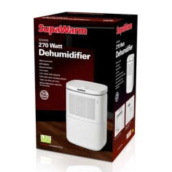 SupaWarm Dehumidifier Size: 274(w) x 258(d) x 484mm(h)