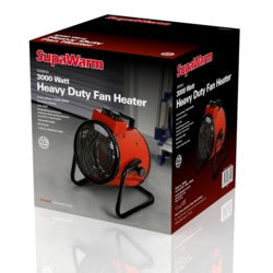 SupaWarm Heavy Duty Fan Heater 3000w