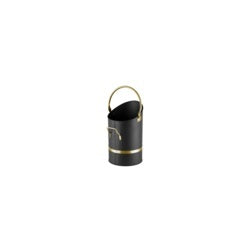 Hearth & Home Coal Hod 16" Black & Brass