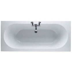 Trojan Cascade 1700 x 700mm No Tap Hole Twin End Bath White