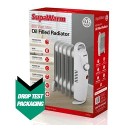 SupaWarm Mini Oil Filled Radiator 800w