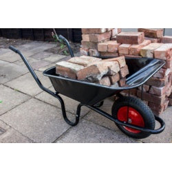 Ambassador Boxed Black Builders Wheelbarrow 90L