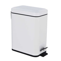 Blue Canyon Axus Rectangular Pedal Bin White 5L