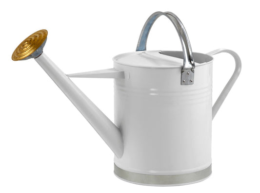 Ambassador Metal Watering Can Cream 2 Gallon