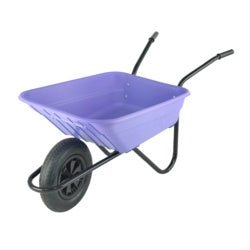 Walsall Wheelbarrow The Shire Lilac Poly Barrow 90L