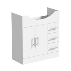 SP Rydal Freestanding White Vanity Unit W: 720mm x H: 795mm x D: 322mm