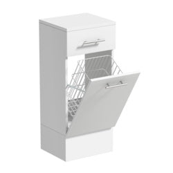 SP Rydal Modular White Storage Cabinet W: 300mm x H: 810mm x D: 310mm