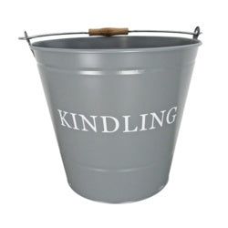 Manor Kindling Bucket Grey