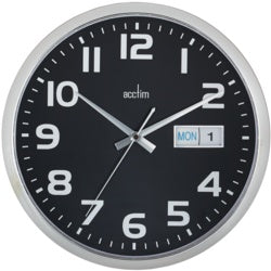 Acctim Supervisor Wall Clock Black