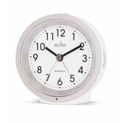 Anglo Continental Caleb Alarm Clock White