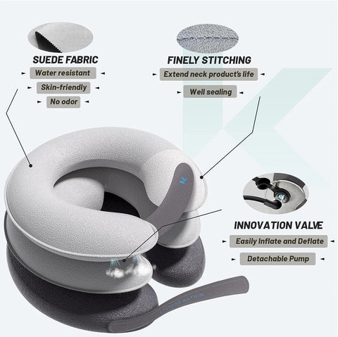 Neck Stretcher with Removable Air Pump