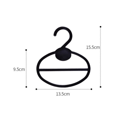 10Pcs Oval Scarf Shawl Tie Holder Circle Shape Coat Hanger