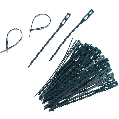 50pcs Plastic Plant Cable Ties Reusable Cable Ties for Garden