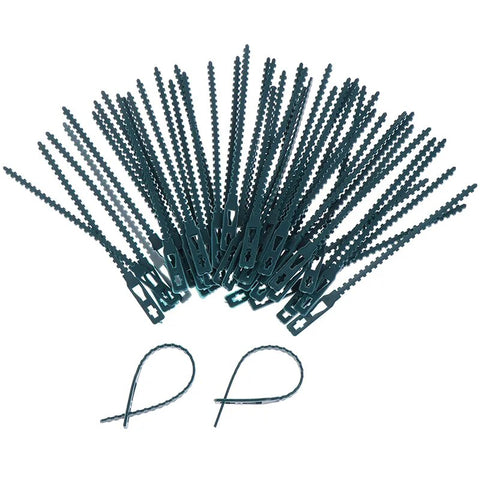 50pcs Plastic Plant Cable Ties Reusable Cable Ties for Garden