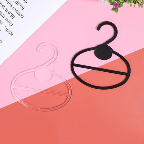 10Pcs Oval Scarf Shawl Tie Holder Circle Shape Coat Hanger