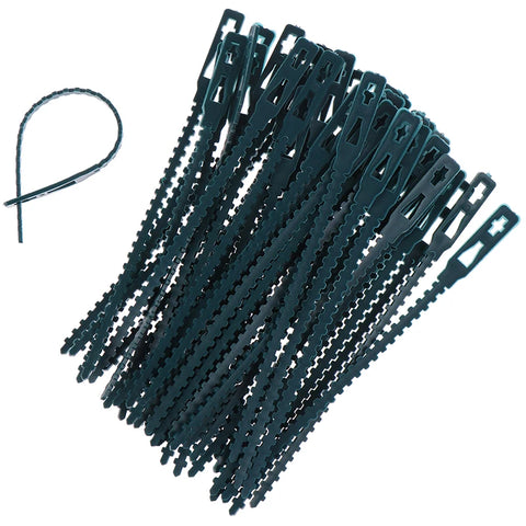 50pcs Plastic Plant Cable Ties Reusable Cable Ties for Garden