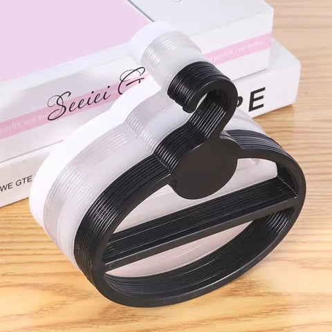 10Pcs Oval Scarf Shawl Tie Holder Circle Shape Coat Hanger