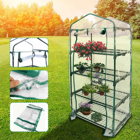 100% Waterproof 4 Tier Greenhouse Cover