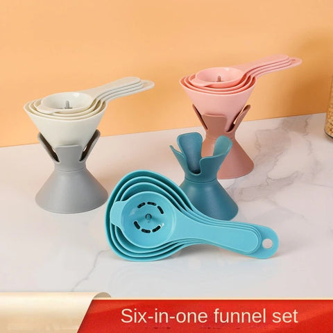 Kitchen Funnel Ware Home Six In One Multifunctional Large and Small Diameter