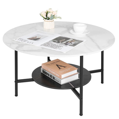 2 Tier Round Coffee Table