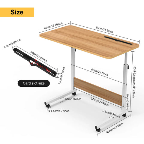 Adjustable & Moveable Computer Desk