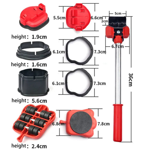 Furniture Moving Transport Roller Set