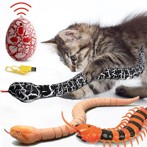 RC Remote Control Snake Toy For Cat